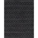 Zara 120 X 96 inch Black Rug in 8 x 10, Rectangle