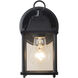 Grove 1 Light 8.5 inch Black Exterior Wall Sconce