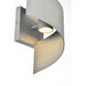 Raine 13 inch Silver Outdoor Wall Light