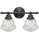 Huntley LED 16 inch Oil Rubbed Bronze Bathroom Light Wall Light