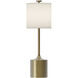Alora Mood Issa 26.38 inch 60 watt Brushed Gold and Ivory Linen Table Lamp Portable Light