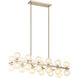 Nimbus 24 Light 12 inch Champagne Gold Pendant Ceiling Light