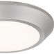 Verge LED 6 inch Brushed Nickel Flush Mount Ceiling Light