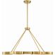 Orson 8 Light 38.5 inch Modern Gold Chandelier Ceiling Light