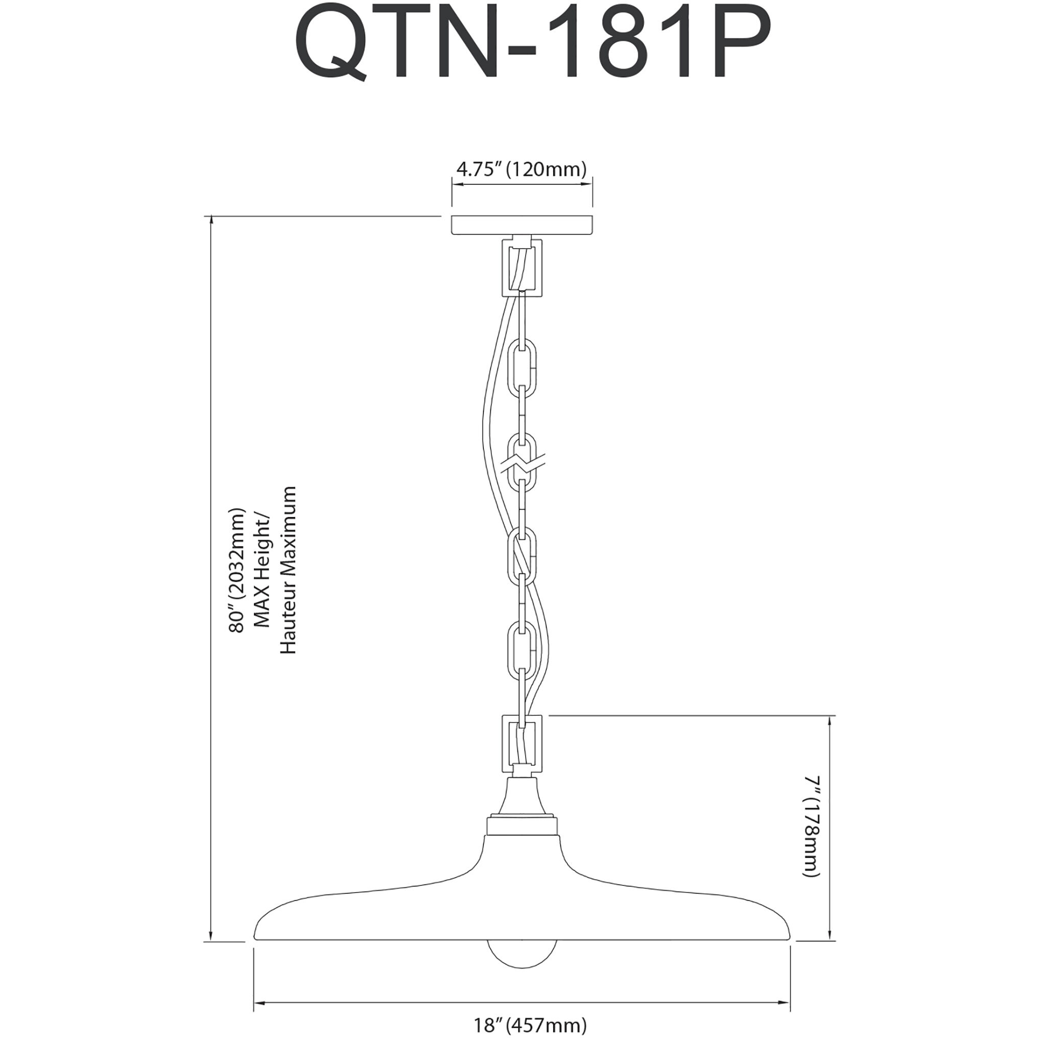 Quentin LED 18 inch Aged Brass Pendant Ceiling Light in Matte White/Gold