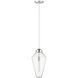 Ballina 1 Light 9 inch Polished Nickel Mini-Pendant Ceiling Light