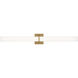 Sean Lavin Milan LED 36.5 inch Natural Brass Bath Vanity Wall Light