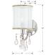 Hampton Bath Sconce Wall Light in Polished Chrome