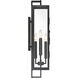 Knoll Road 4 Light 27.13 inch Coal Outdoor Wall Mount, Great Outdoors
