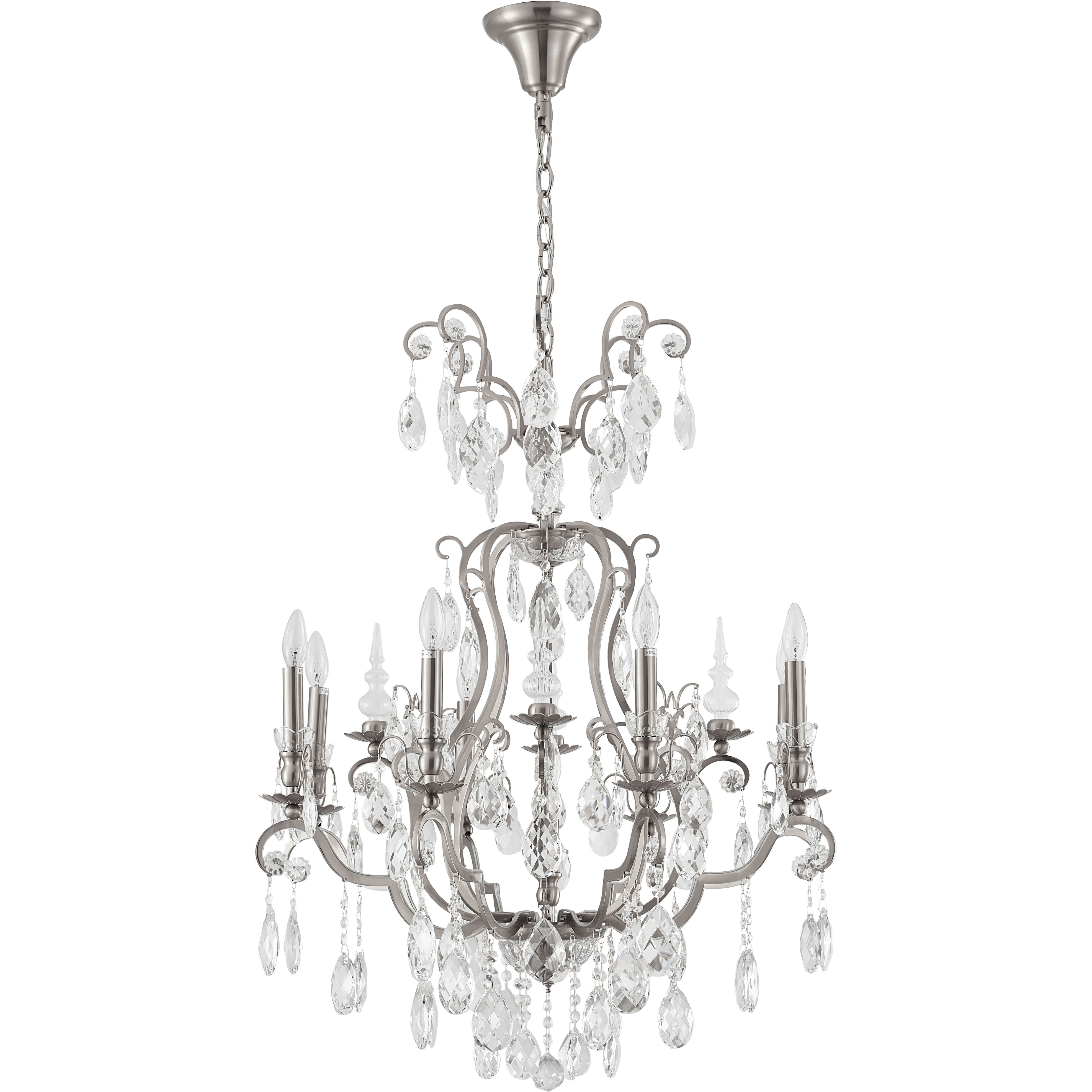 Canada 9 Light 30 inch Pewter Chandelier Ceiling Light