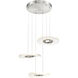 Light Ray LED 17 inch Brushed Nickel Pendant Ceiling Light