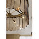 Roman 6 Light 31 inch Seedy Smoke Chandelier Ceiling Light