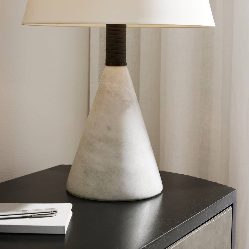 Everly 150.00 watt White Table Lamp Portable Light