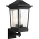Ardenno 2 Light 19.5 inch Matte Black Outdoor Wall Light