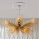 Kauai 12 Light 52 inch Bleached Rattan and White Chandelier Ceiling Light