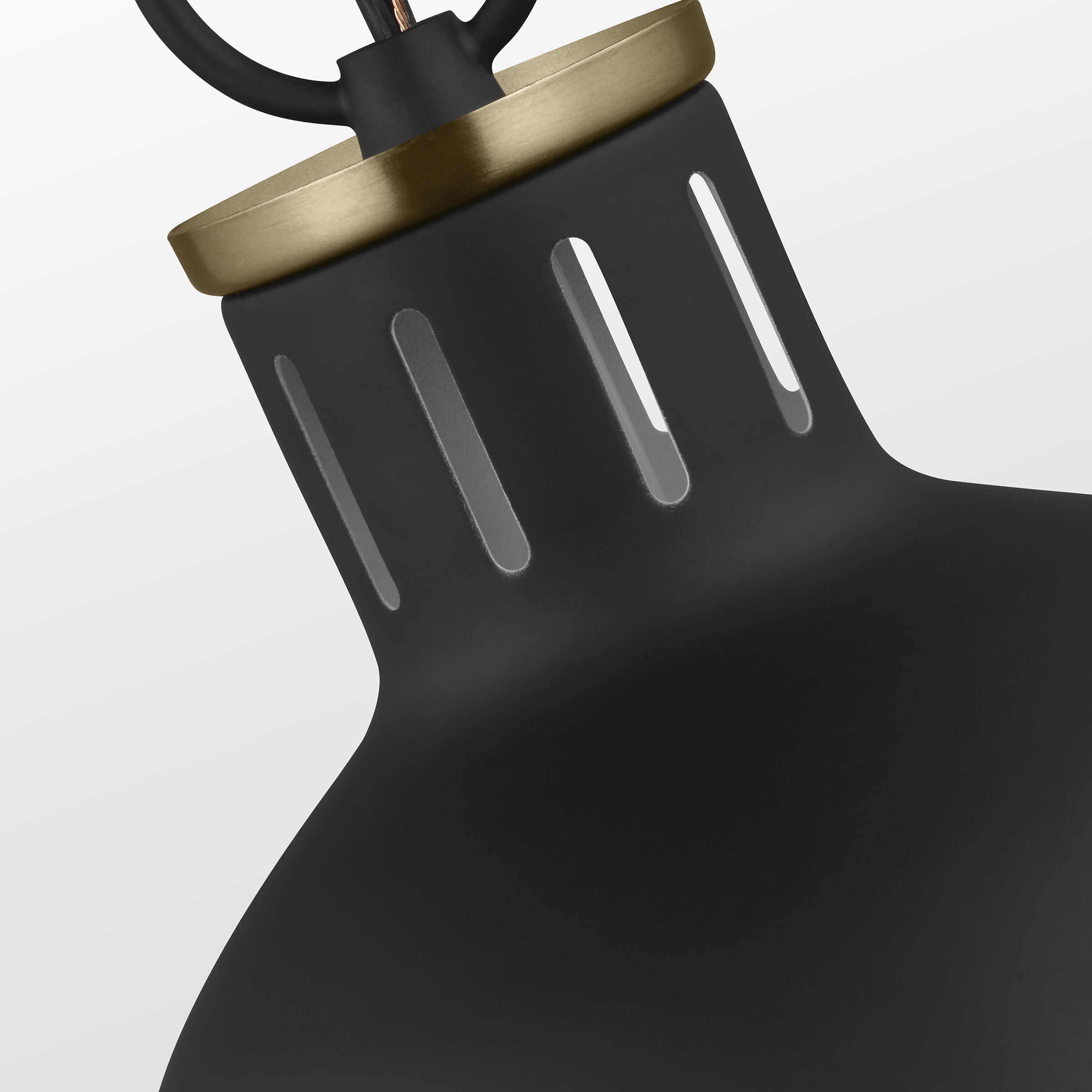 TOB by Thomas O'Brien Hanks Pendant Ceiling Light in Midnight Black