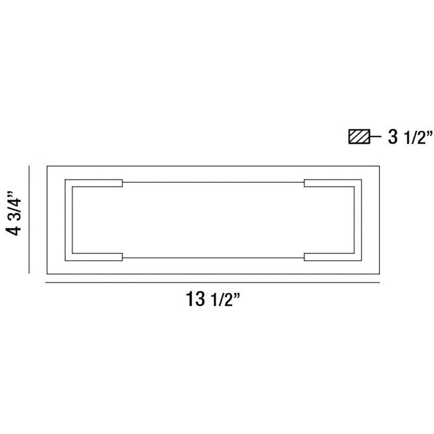 Thornhill LED 4.75 inch Black Outdoor Wall Sconce, Small