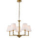 Bethany 5 Light 27.5 inch Brass Pendant Ceiling Light