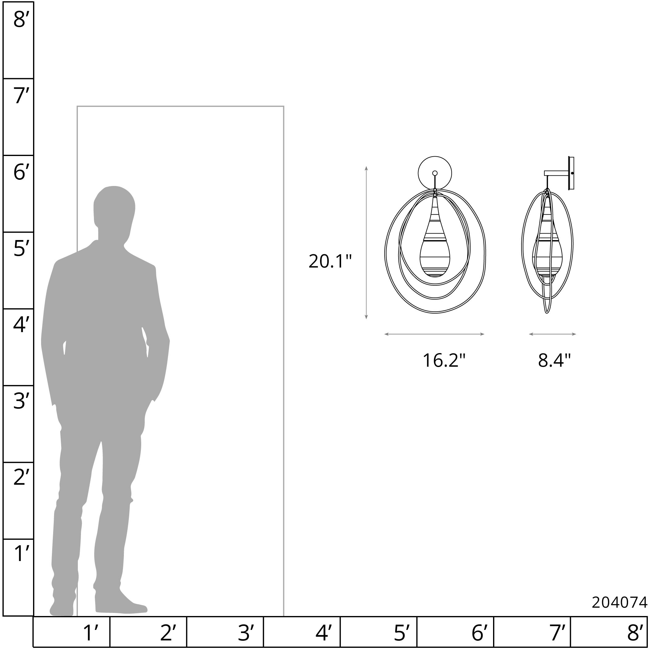 Lyric 1 Light 16.2 inch Oil Rubbed Bronze Wall Sconce Wall Light