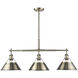 Yep Orwell Island Light Ceiling Light in Chrome, Rubbed Bronze