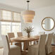 Dalia 9 Light 30 inch Matte Black Pendant/Chandelier Ceiling Light