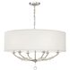 Mirage 6 Light 30 inch Polished Nickel Chandelier Ceiling Light
