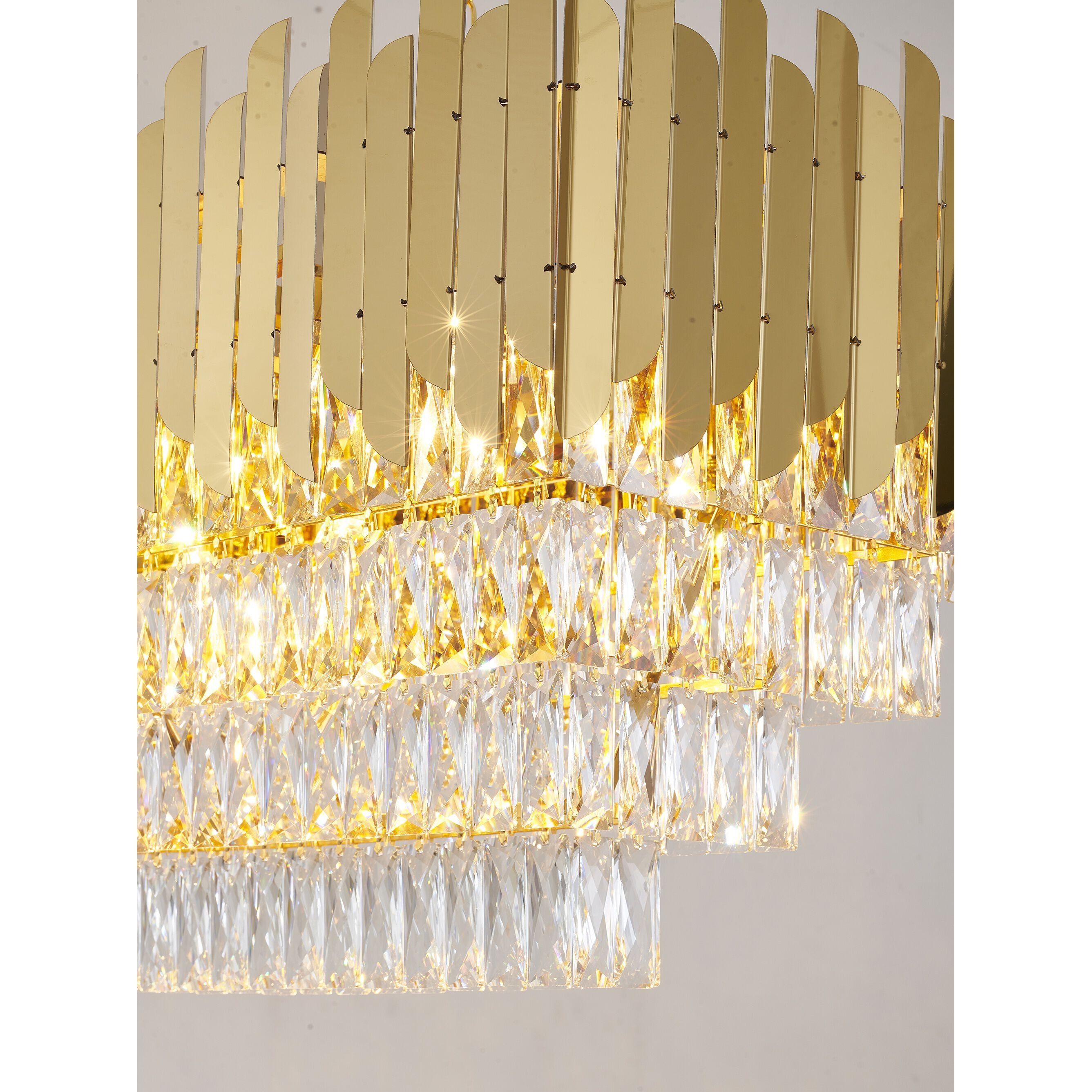 Canada LED 12.3 inch Gold Chandelier Ceiling Light
