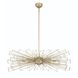 Dendelio 10 Light 24.5 inch Gold Chandelier Ceiling Light