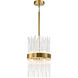 Citadel 8 Light 18 inch Aged Brass Pendant Ceiling Light