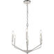 Enzo 6 Light 22 inch Chrome Pendant Ceiling Light