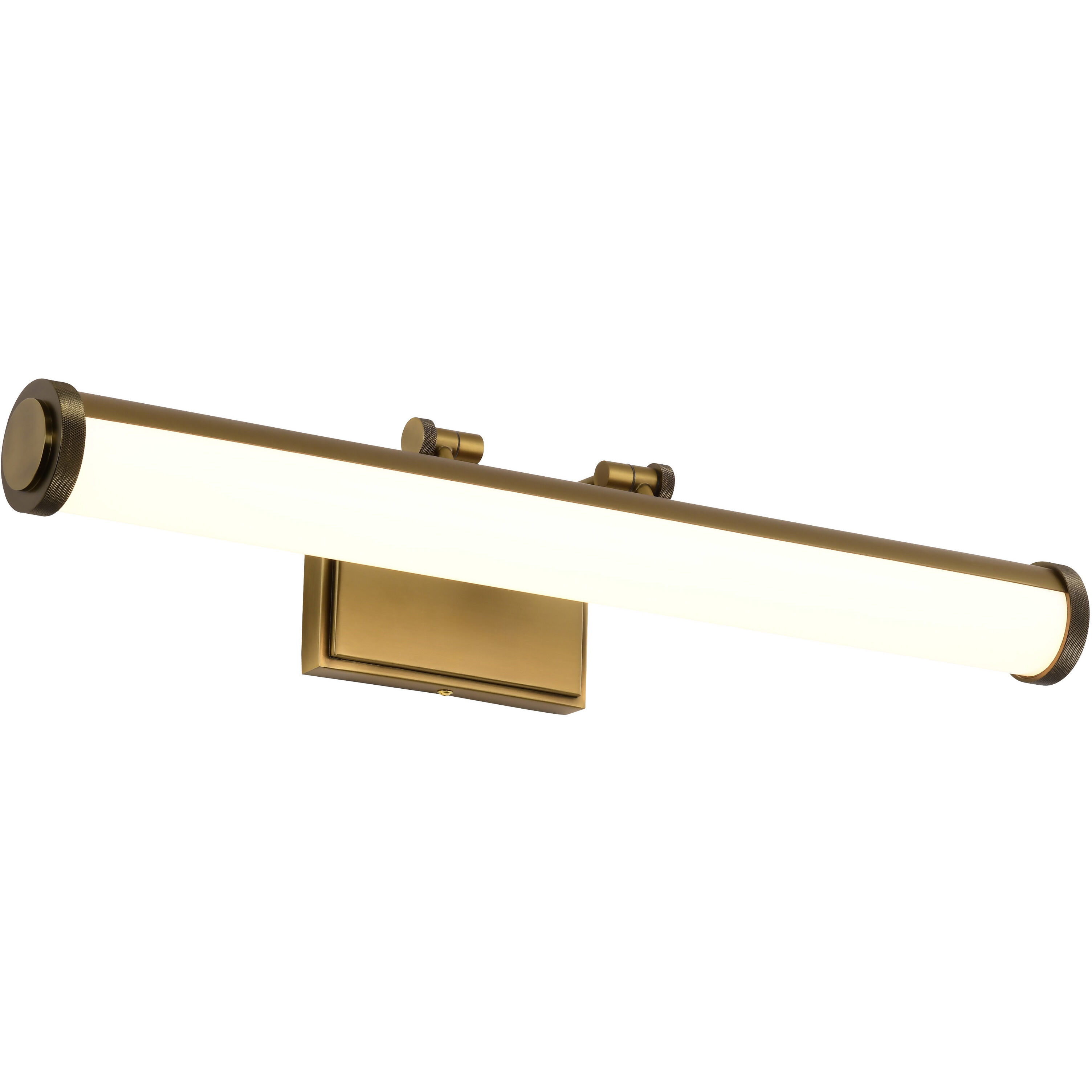 Cora LED 24.25 inch Vintage Brass Vanity Wall Light