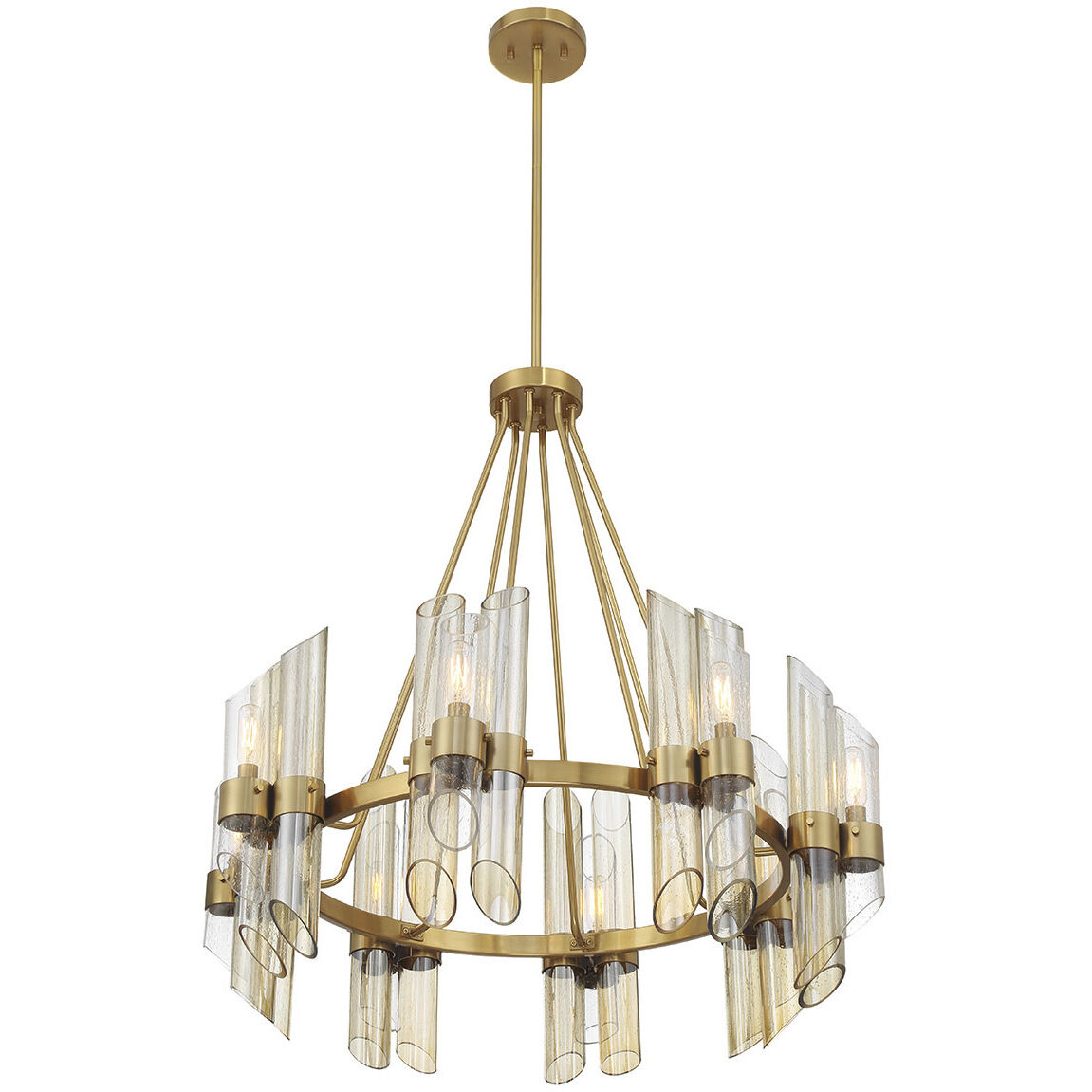 Biltmore 8 Light 30 inch Warm Brass Chandelier Ceiling Light