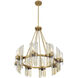 Biltmore 8 Light 30 inch Warm Brass Chandelier Ceiling Light
