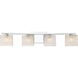 Westcap 4 Light 32 inch Polished Chrome Bath Light Wall Light, Extra Large