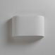 Prime LED 13 inch White Linen ADA Wall Sconce Wall Light