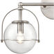 Langford 2 Light 17 inch Satin Nickel Vanity Light Wall Light