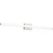 Sean Lavin Lufe LED 48 inch Satin Nickel Bath Light Wall Light in LED 90 CRI 3000K, Integrated LED