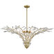 Flora Grace 12 Light 50 inch Champagne Gold Chandelier Ceiling Light