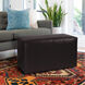 Universal Atlantis Black Outdoor Bench with Slipcover