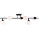 Poppy 7 Light Black Track Light Ceiling Light