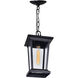 Leawood 1 Light 8 inch Black Outdoor Hanging Light