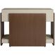 Arion 36 X 25 inch Morel and Walnut and Dove and Bronze Side Table