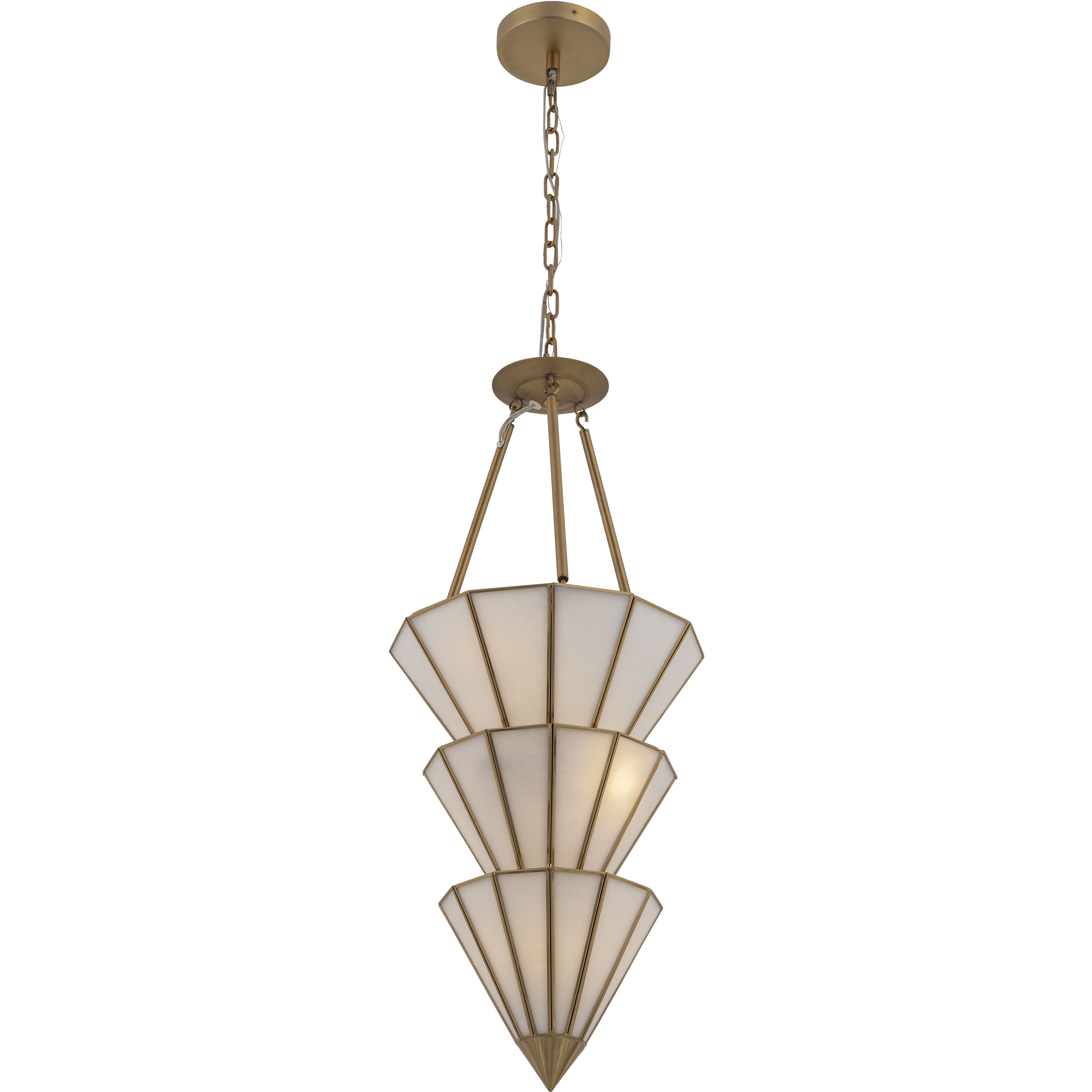 Jaxen 5 Light 14.25 inch Legacy Brass Pendant Ceiling Light