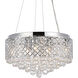 Tully 8 Light 20 inch Chrome Pendant Ceiling Light