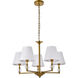 Bethany 5 Light 27.5 inch Brass Pendant Ceiling Light