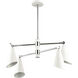 Luca 4 Light 26 inch Polished Chrome Chandelier Ceiling Light