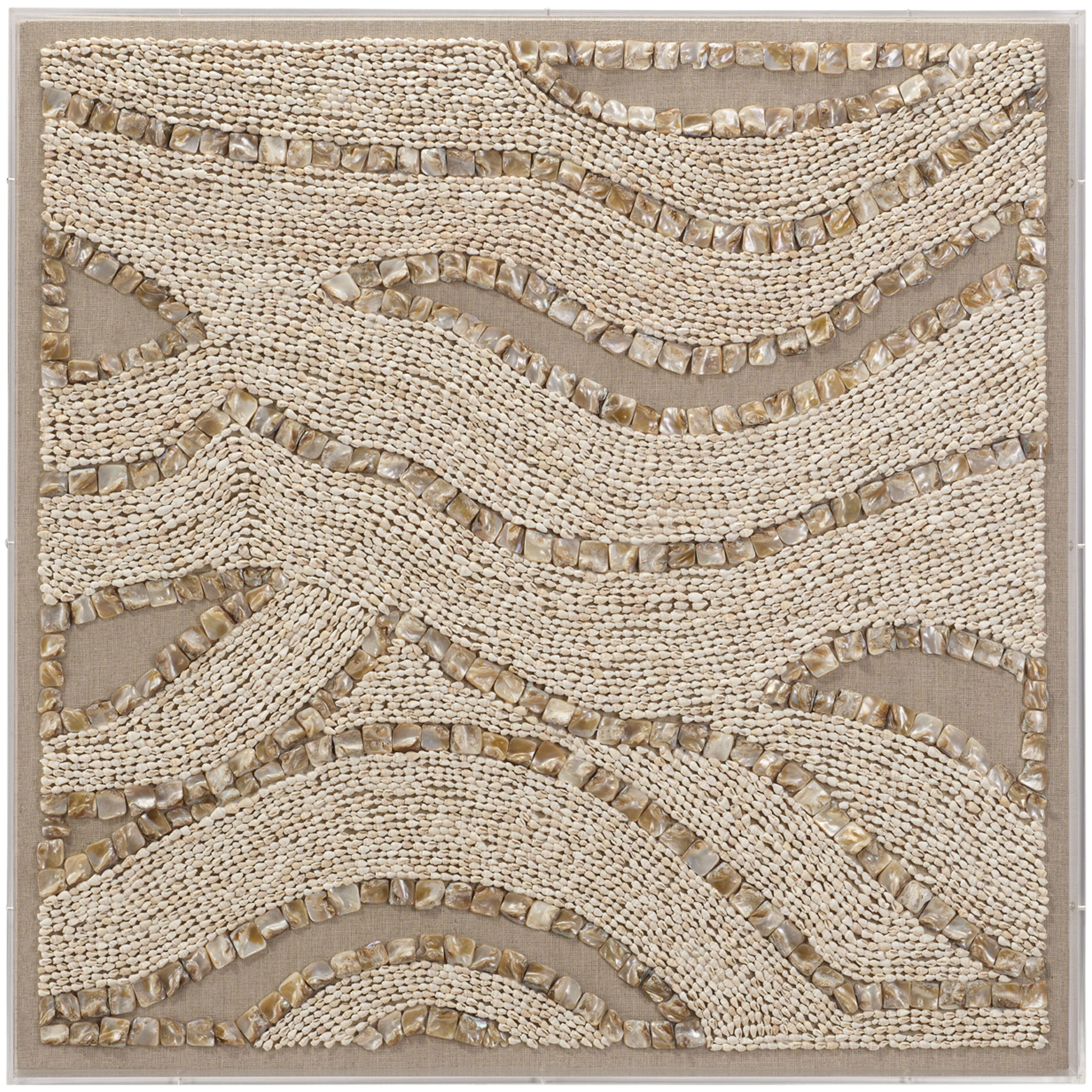 Big Wave Natural Shell Wall Art