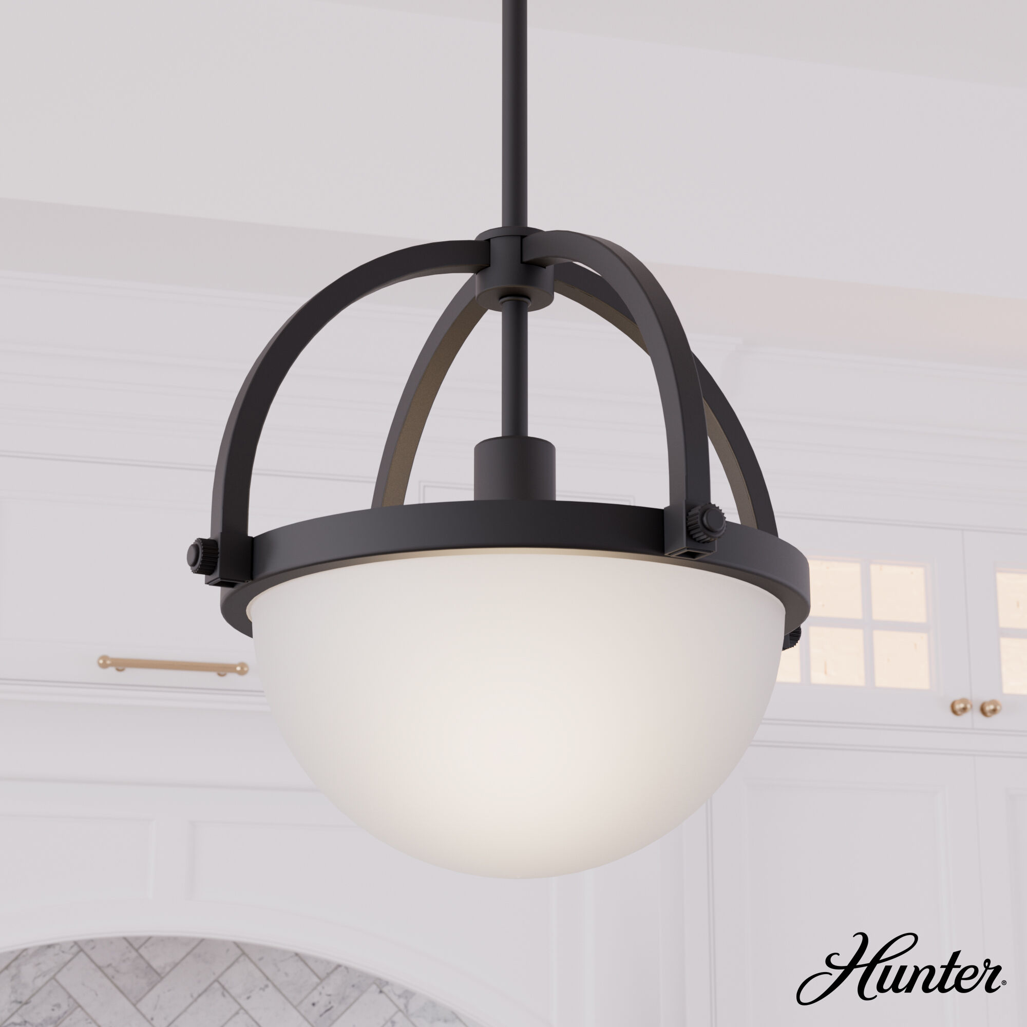 Wedgefield 1 Light 12.75 inch Matte Black Pendant Ceiling Light