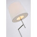 Barbara Barry Clarion 59 inch 15.00 watt Polished Nickel Bridge Arm Floor Lamp Portable Light