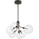 Contemporary LED 26.75 inch Oil Rubbed Bronze Chandelier Ceiling Light